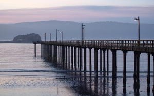 Picture of B Street Pier at sunrise